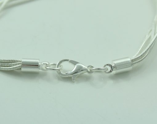 Silver Dropping Hearts Bracelet - Image 4