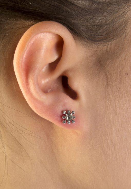 Diamond Square Earrings (Copy) - Image 2