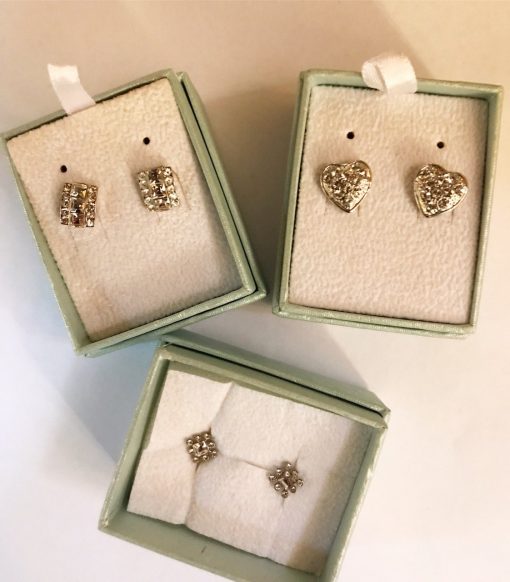 Diamond Heart Earrings - Image 4