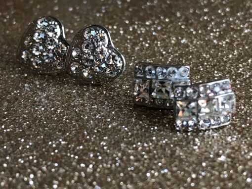 Diamond Heart Earrings - Image 7