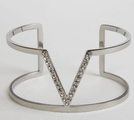 Silver Open Cuff Bracelet