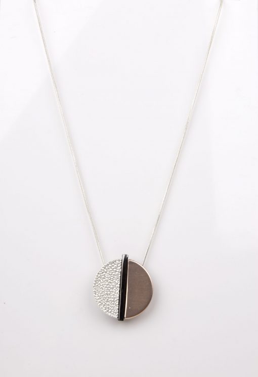 Rose Gold two tone short necklace - Image 2