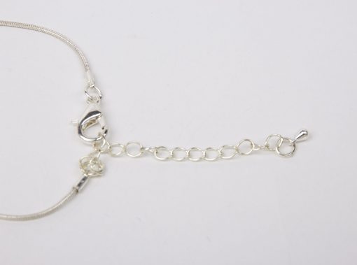Silver two tone short necklace - Image 3