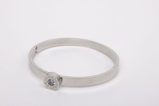 Limited Edition: Silver Bangle with Interchangeable Stones