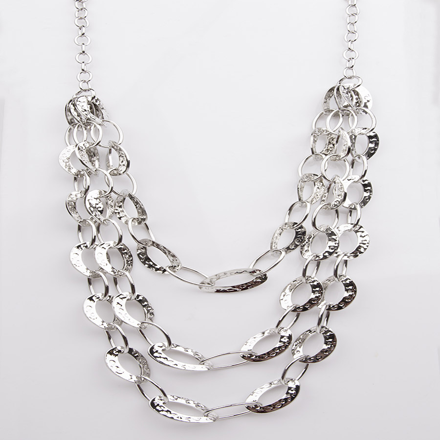 Silver Plated Base Metal Chain & Shell Pearl Bubble Necklace Kit |  JewelleryMaker