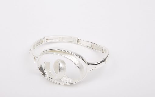 Brush Silver Contemporary Bracelet
