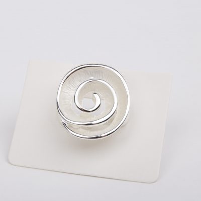 Silver Swirl Ring