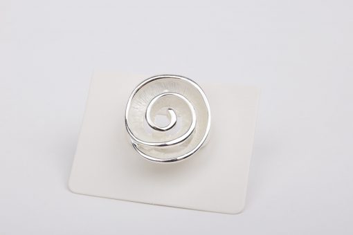 Silver Swirl Ring