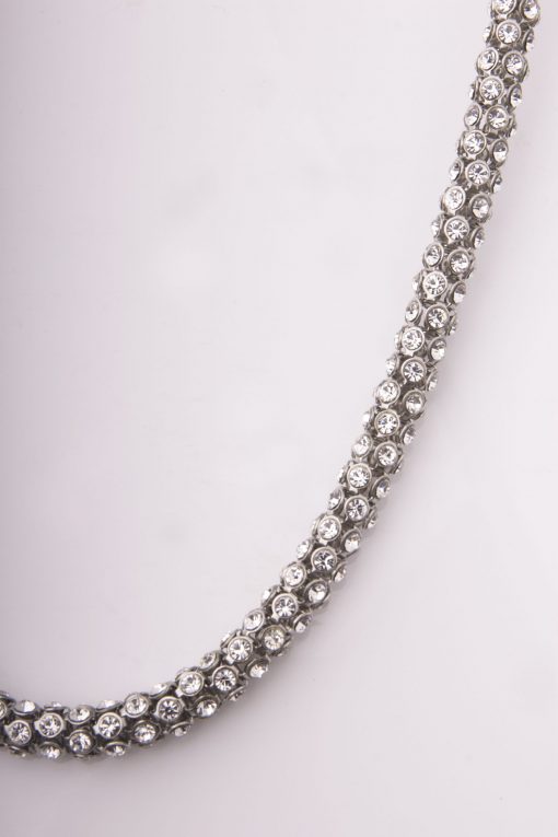 Diamond Metallic Clasp Choker - Image 4