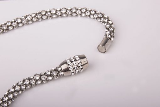 Diamond Metallic Clasp Choker - Image 3