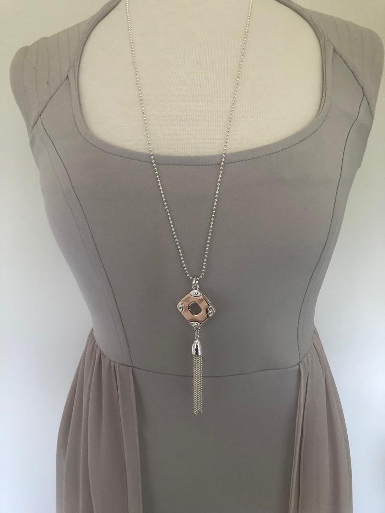 Diamond Tassel Necklace - Image 4