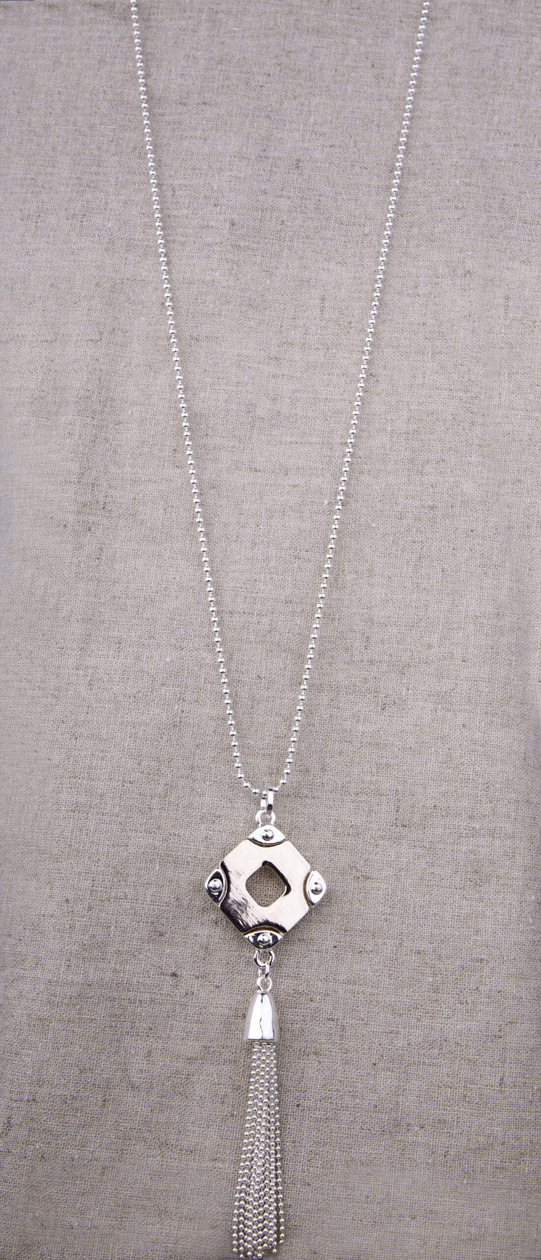 Diamond Tassel Necklace - Image 2