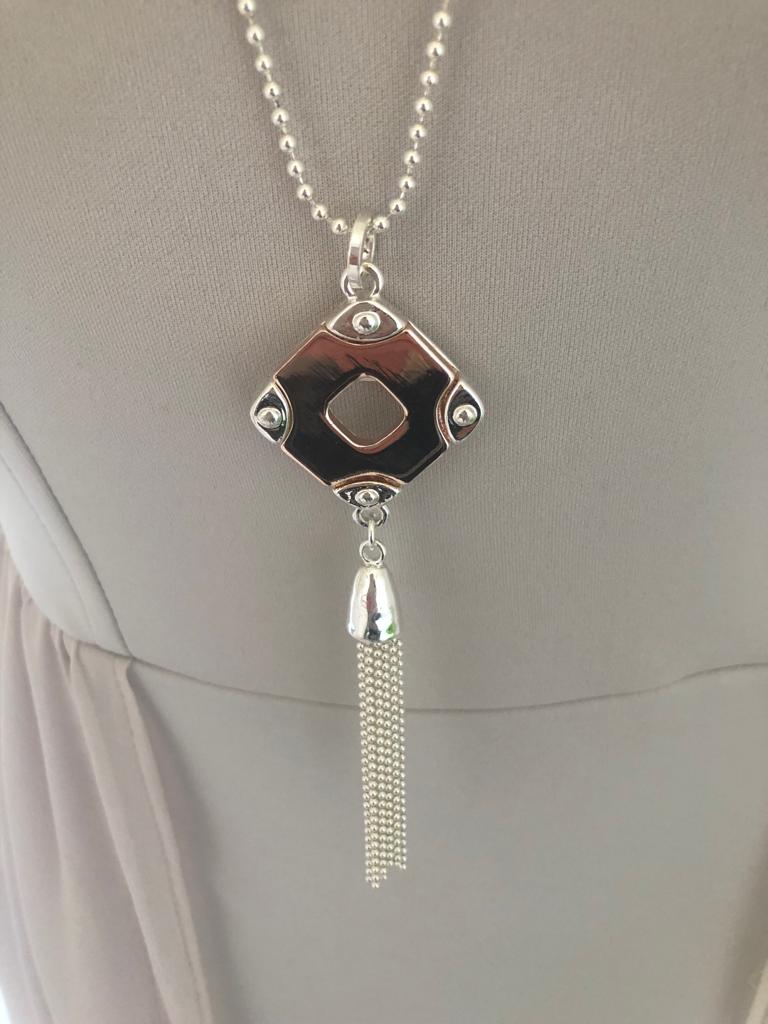 Diamond Tassel Necklace - Image 3