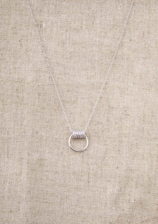 Silver Chain Diamond Necklace