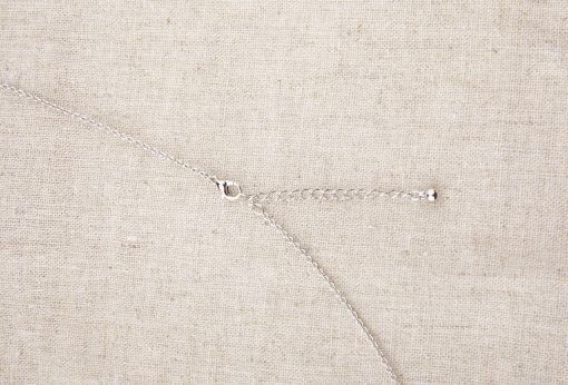 Silver Short Necklace - Image 3