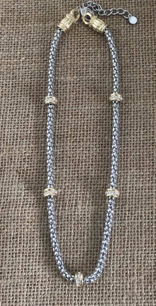 Silver and Gold Necklace - Image 9