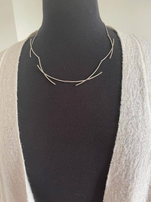 Silver Short Necklace - Image 7