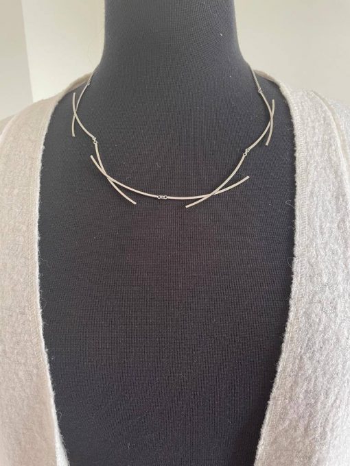 Silver Short Necklace - Image 5