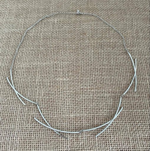 Silver Short Necklace - Image 4