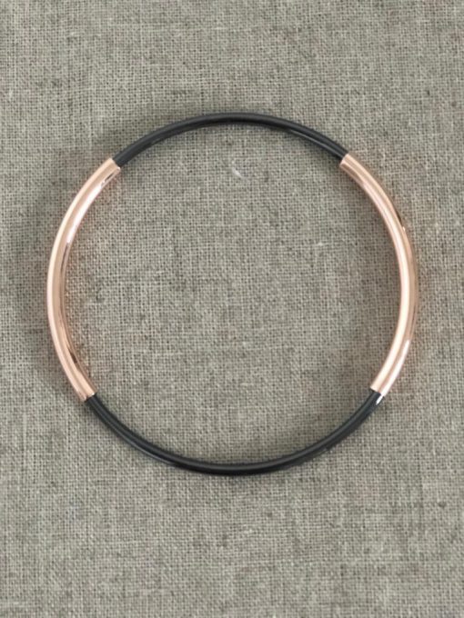 Gold and Graphite Bangles (set of 3) - Image 5