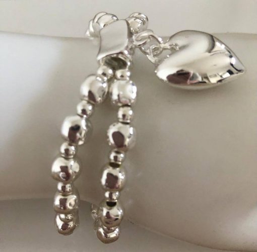 Silver Heart Bracelet - Image 5