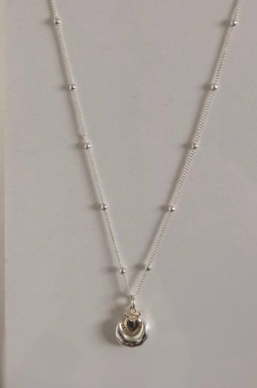 Heart Crown and Moon Necklace - Image 3