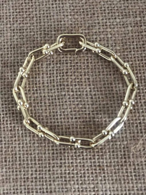 Gold Link Chain Bracelet