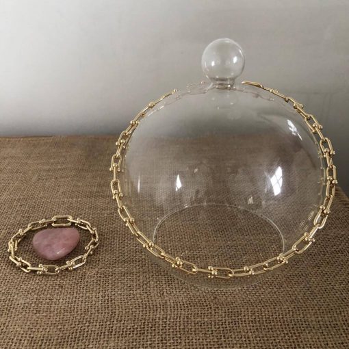 Gold Link Chain Necklace - Image 5