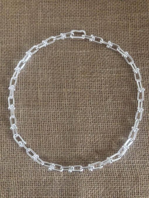 Silver Link Chain Necklace