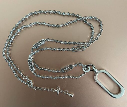 Hoop Bead Long Necklace