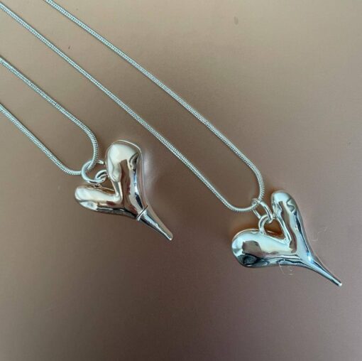Reversible Heart Necklace - Image 7