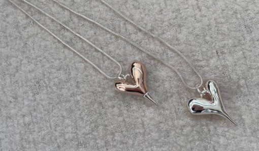 Reversible Heart Necklace - Image 3
