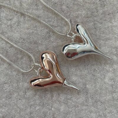 Reversible Heart Necklace