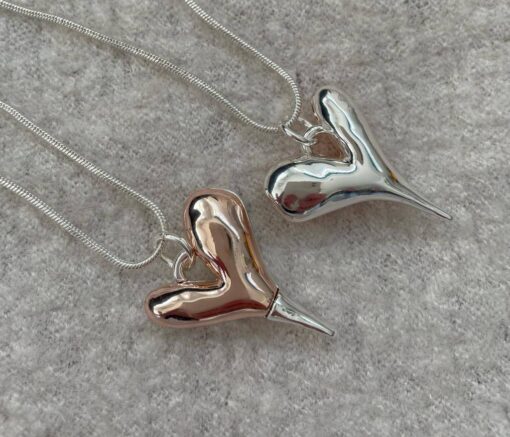 Reversible Heart Necklace