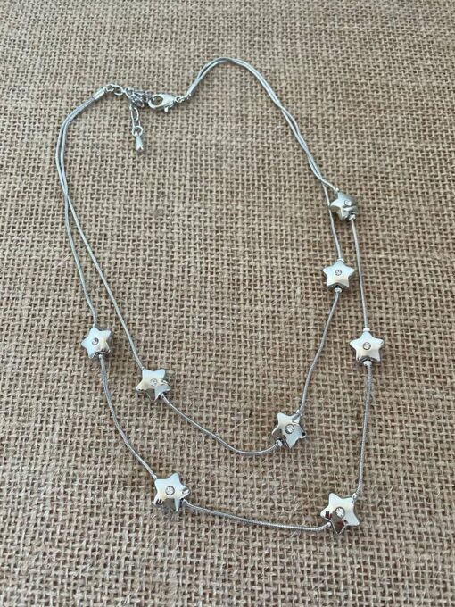 Star Diamond Double Layer Necklace - Image 2