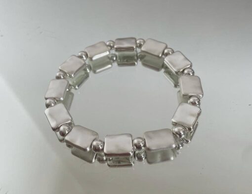 Silver Square Bracelet