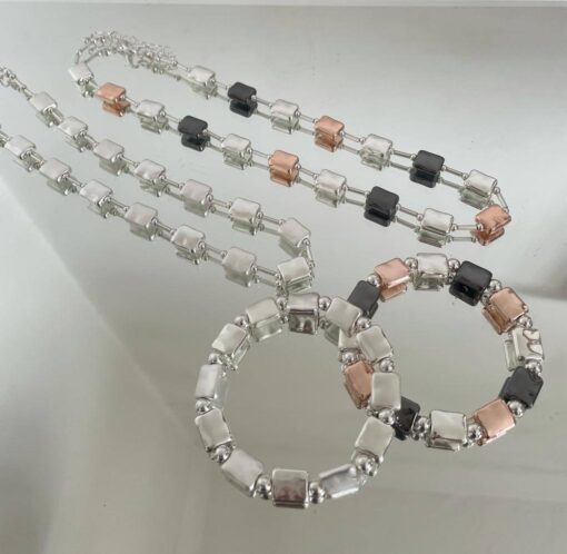 Silver Square Bracelet - Image 5