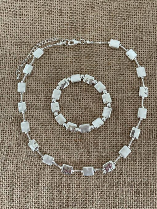 Silver Square Bracelet - Image 6