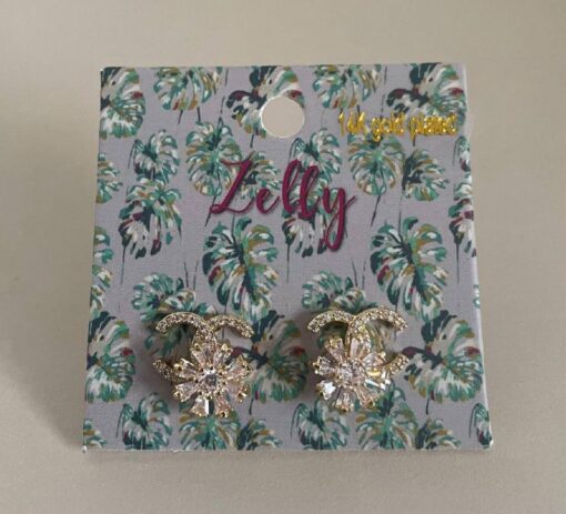 C Flowers Earrings - Image 2