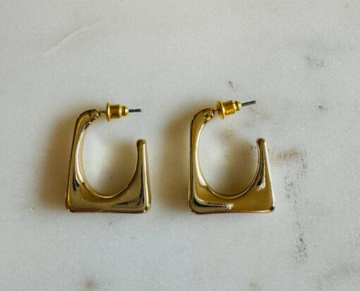 Hortense Organic Gold Shape Earrings