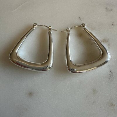 Dianne Organic Triangle Earrings