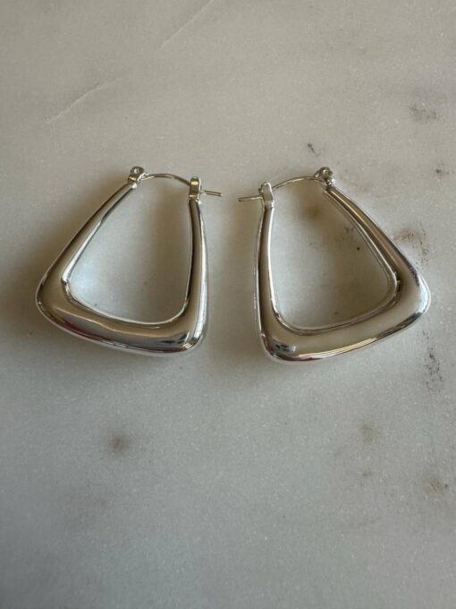 Dianne Organic Triangle Earrings