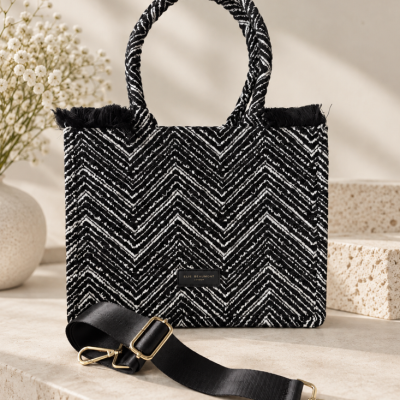 The Monaco Chevron Tote