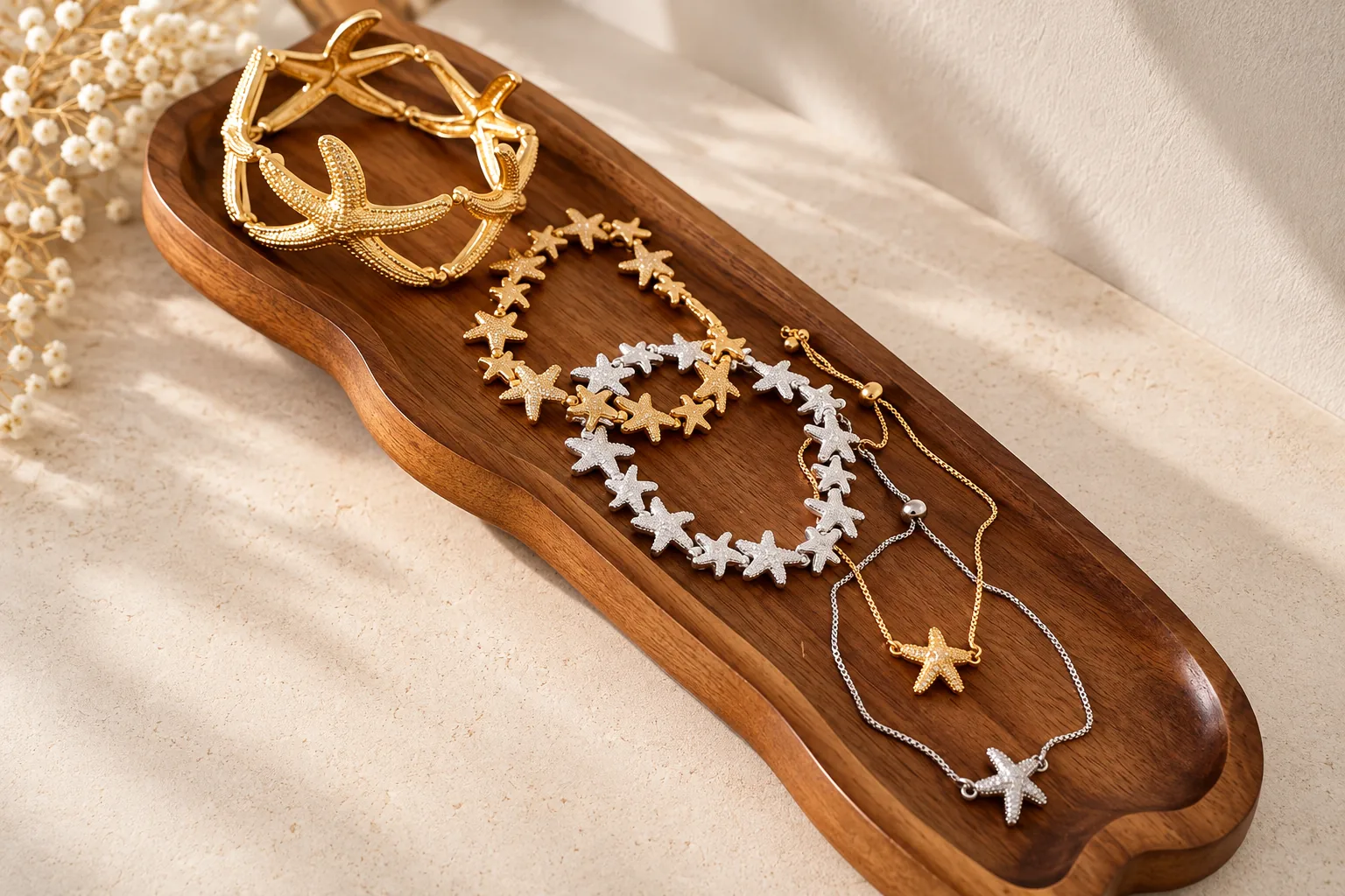 Silver Sparkle Starfish Bracelet - Image 6