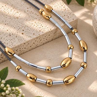 Amaris Gold Layered Necklace