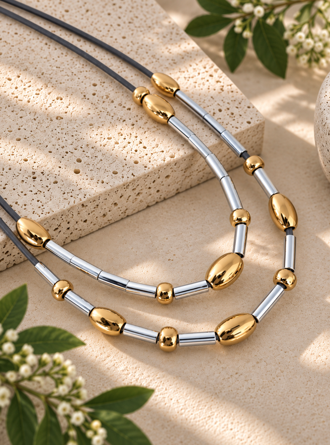 Amaris Gold Layered Necklace