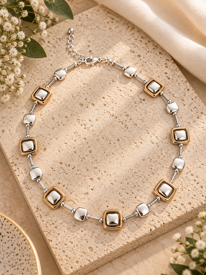 Estelle Mixed Metal Necklace